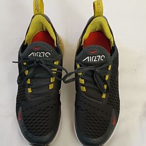 Nike Air Max 270 Black with Yellow Accents